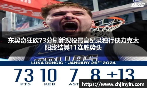 东契奇狂砍73分刷新现役最高纪录独行侠力克太阳终结其11连胜势头